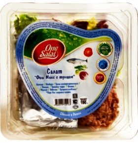 Салат фиш микс с тунцом One Salat 190 гр