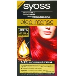 Краска для волос SYOSS Oleo Intense 5-92 насыщенный красный 1шт