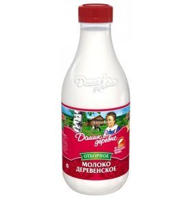 Молоко Домик в деревне 3,7%  950г
