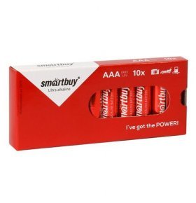 Батарейки Smartbuy ААА LR03 10 шт
