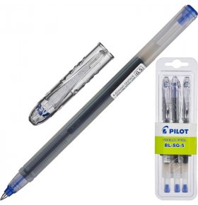 Ручка гелевая синяя BL-SG5 одноразовая Pilot 3 шт