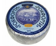 Сыр с голубой плесенью 55% вес Рокфорти кг