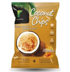 Кокосовые чипсы Медовые Naariyal 40 гр