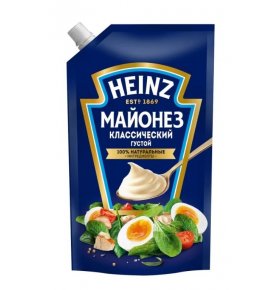 Майонез классический густой 67% Heinz 750 гр
