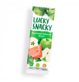 Батончик детский яблочный Lucky Snacky 30 гр