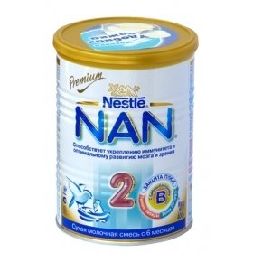 Смесь NAN 2 молочная пробио 400г