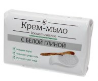 Крем-мыло Невская Косметика с белой глиной 90г