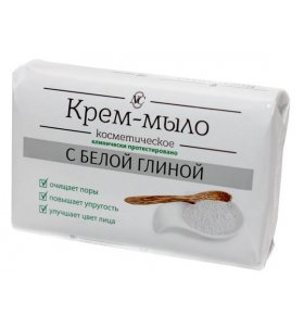 Крем-мыло Невская Косметика с белой глиной 90г