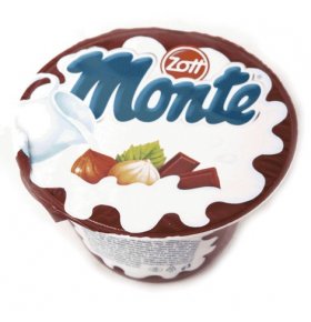 Йогурт шоколадный с орехами Монте 13,3% Zott 150 гр