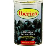 Маслины черные без косточки Iberica 360 гр