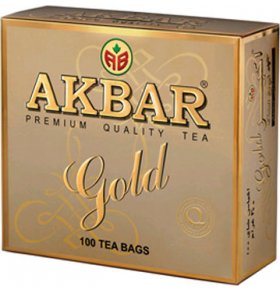 Чай черный Цейлонский Голд Akbar 100 пак