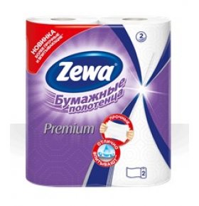 Бумажные полотенца Premium Decore кухонные Zewa 2 шт