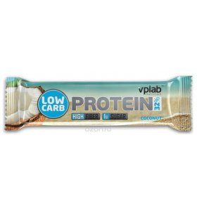 Батончик протеиновый Low Carb Protein Bar кокос Vplab 35 гр