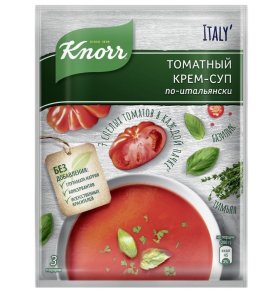 Чашка супа Томатный крем-суп по-итальянски Knorr 51 гр