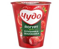 Йогурт клубника-земляника 5% Чудо 290 гр