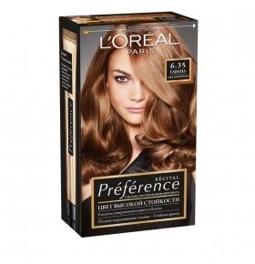 Краска для волос L'Oreal Recital Preference 6.35  1шт