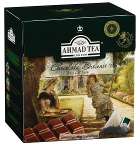 Чай Ahmad шоколадный брауни черный, пирамидка 20х1,8г