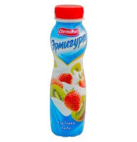 Напиток йогуртный Эрмигурт питьевой клубника-киви 1.2%, 290 г