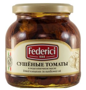 Сушеные томаты в подсолнечном масле Federici 280 гр