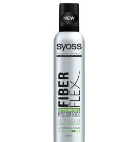 Мусс для волос экстрасильной фиксации Упругая Фиксация FiberFlex Syoss 250 мл