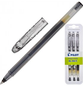 Ручка гелевая черная BL-SG5 одноразовая Pilot 3 шт