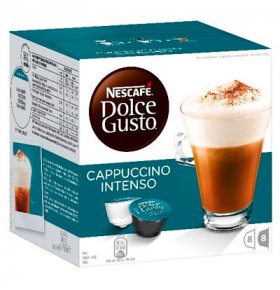 Капучино Интенсо кофе в капсулах Nescafe Dolce Gusto 16 шт