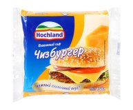 Сыр плавленый Чизбургер 45% ломтики Hochland 150 гр