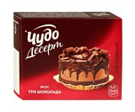 Десерт Сырок глазированный Тройной шоколад Чудо 40 гр