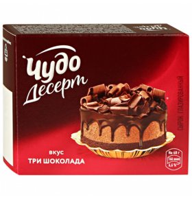 Десерт Сырок глазированный Тройной шоколад Чудо 40 гр