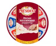 Сыр Плавленый Мясная коллекция 45% President 140 гр