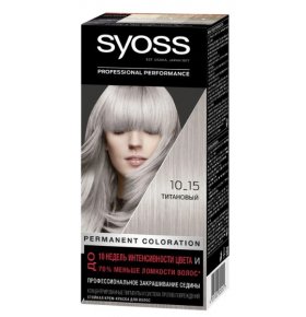 Краска для волос 10-15 Титановый Syoss Color