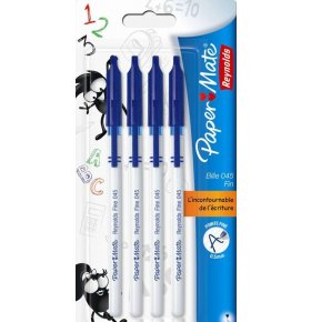 Ручка шариковая синия Paper mate в блистере 4 шт