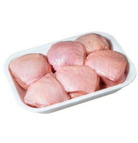 Цыпленок бройлер бедро подложка охлажденное вес 1 кг