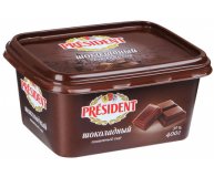 Сыр плавленый шоколадный 30% President 400 гр