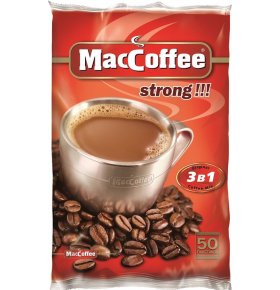 Кофе 3 в 1 MacCoffee Strong 16 гр х 100 шт