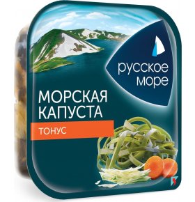 Салат из морской капусты Тонус Русское море 200 гр