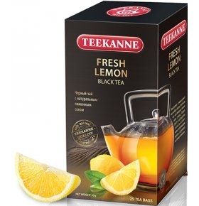 Чай черный Teekanne Fresh Lemon в пакетиках 25х2г