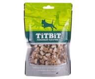 Лакомство для собак Косточки мясные с индейкой и творогом TitBit 145 гр