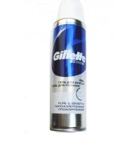 Гель для бритья Gillette Гипоаллер Pure & Sensitiv 200мл