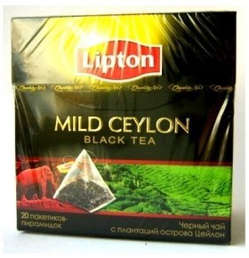 Чай Lipton Mild Ceylon 20пирамидок 20*1.8г