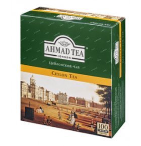 Чай Ahmad черный байховый цейлонский мелкий в пакетиках. 100х2 г
