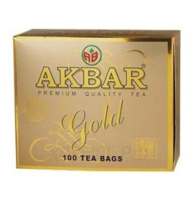 Чай цейлонский Akbar Gold 100х2г