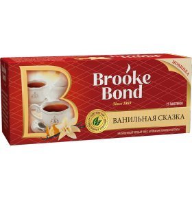 Чай черный Brooke Bond ванильная сказка 25х1,5г