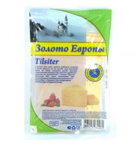 Сыр Тильзитер 45% Золото Европы 150 гр