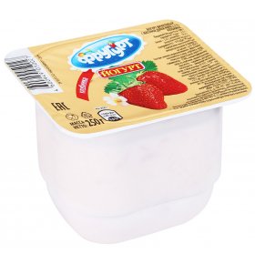 Йогурт Клубника 2,5% Фругурт 250 гр