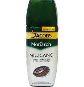 Кофе Millicano растворимый с добавлением молотого Jacobs 95 гр