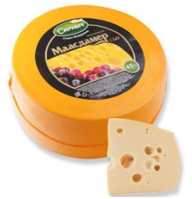 Сыр Маасдамер 45% вес Сармич кг