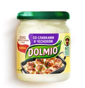 Соус со сливками и чесноком для приготовления блюд Dolmio 200 гр