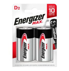 Батарейки Max 2-Blister D/LR20 Energizer 2 шт