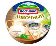 Сыр плавленный круглый сливочный Hochland 140 гр